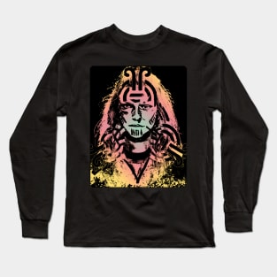 Tattooed female warrior Long Sleeve T-Shirt